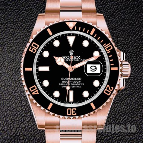 rolex submariner oro rosa